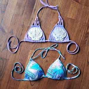 Push up swim top